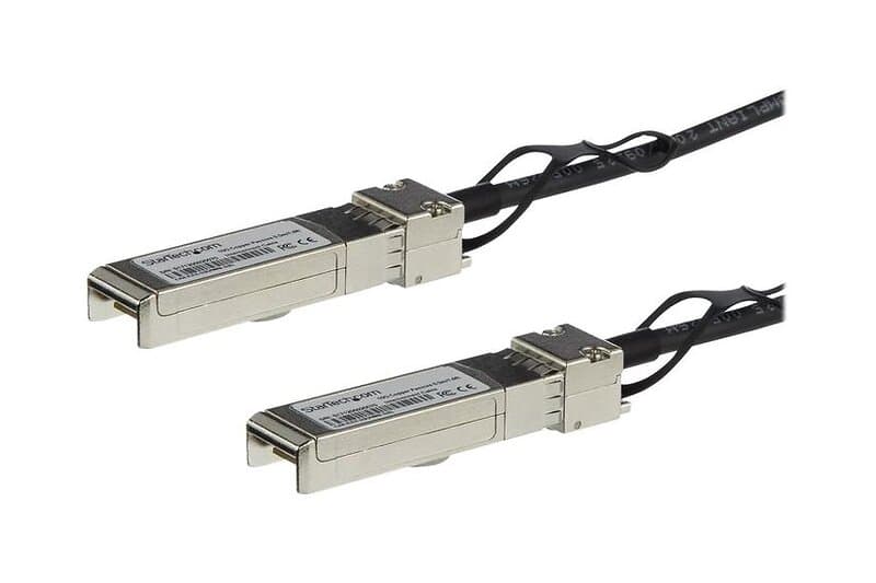 Cisco StarTech.com SFP-H10GB-CU0-5M Compatible 0,5m 10G SFP+ to SFP+ Direct Attach Cable Twinax, 10GbE SFP+ Copper DAC 10Gbps Low Power Pass