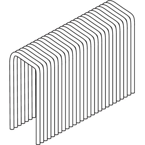 Essve H500 Klammer 10,8 mm rygg, blankförzinkad 10,8 x 35 mm, 3000-pack