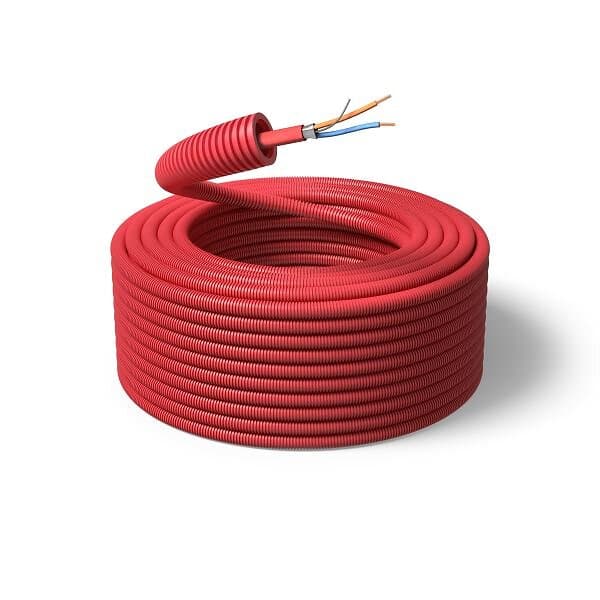 Flex PM FP200 Gold Larmkabel fördragen, 100 m, 2x1 mm, brandresistent