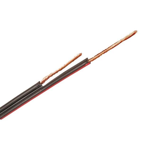 Nexans RQUB LED-kabel 2x0.75 mm², svart/röd 100 m, bobin