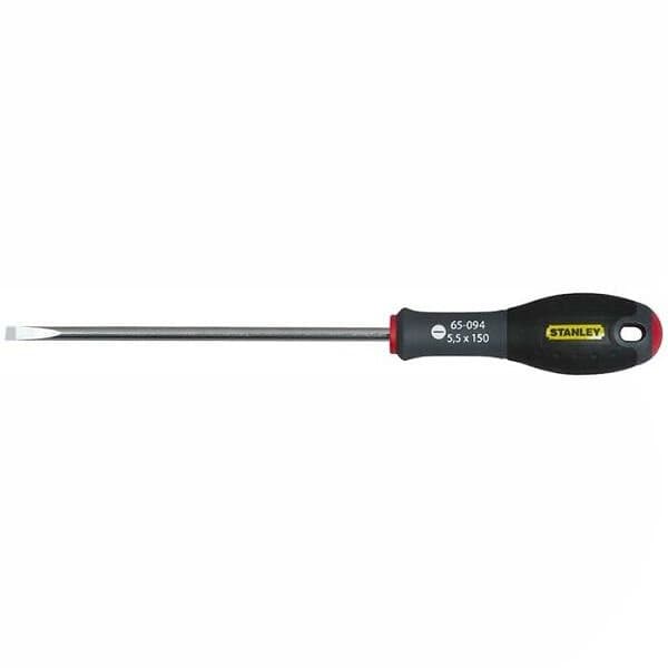 Stanley FatMax 0-65-096 Skruvmejsel spårad, parallell spets 6,5 x 150 mm