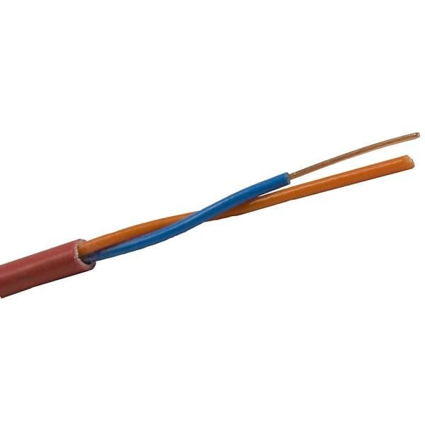 Nexans EQQYB EASY Larmkabel 10x2x1.0 mm, röd 1 m, kapad