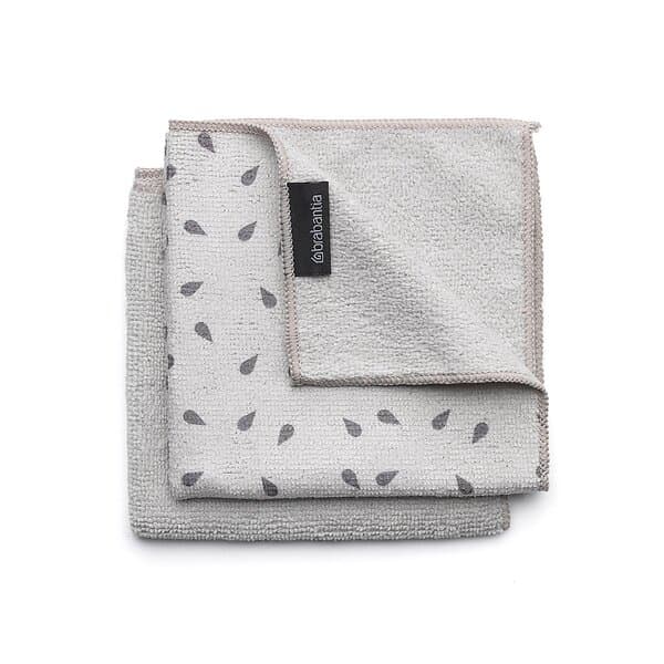 Brabantia trasa microfiber 2-pack ljusgrå