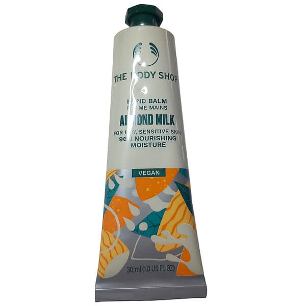 The Body Shop Almond Hand Balm Vegan Handkräm med mandelmjölk 30ml