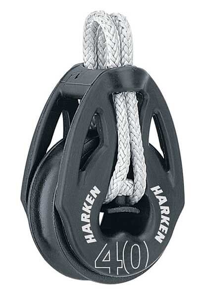 Harken Carbo T2 Loop 40 Mm Pulley Svart