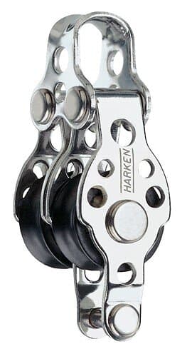 Harken Double Air Block 16 Mm Pulley With Support Silver