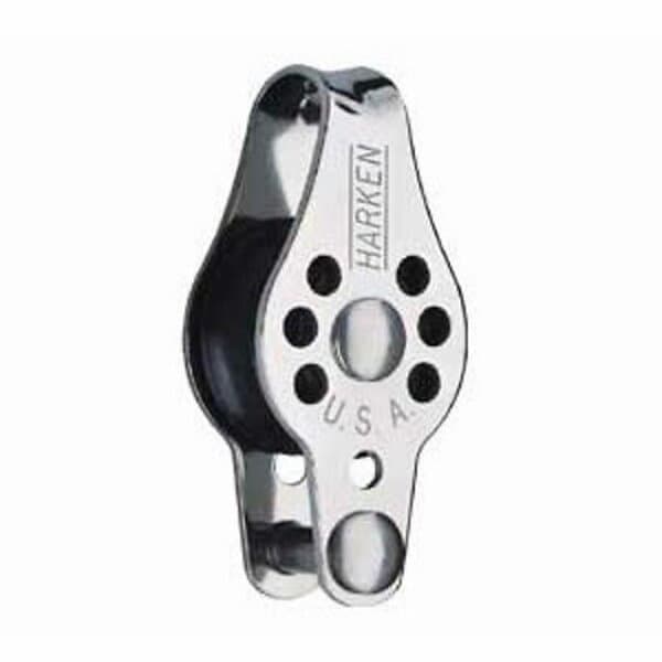 Harken Single Micro Pulley With Support Silver