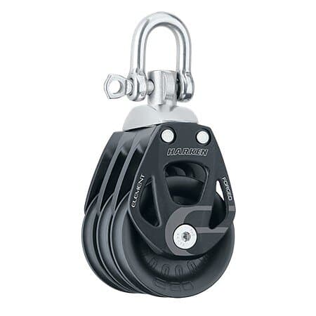 Harken Element Triple Swivel Block 60 Mm Svart