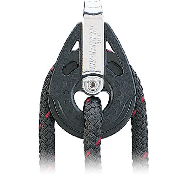 Harken Carbon 29 Mm Single Fixed Pulley Svart