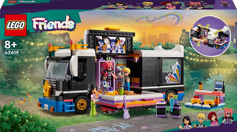 LEGO Friends 42619 Popstjärnans turnébuss