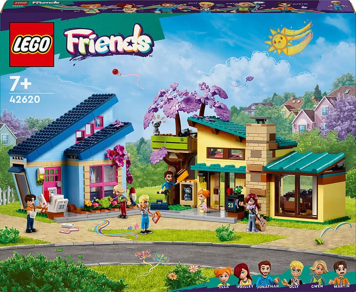 LEGO Friends 42620 Ollys och Paisleys familjehus