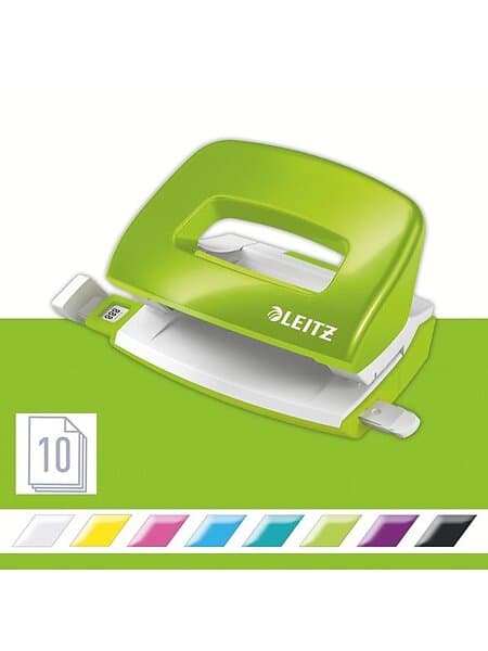 Leitz Hulapparat Mini 2hul/10arkWOW grøn