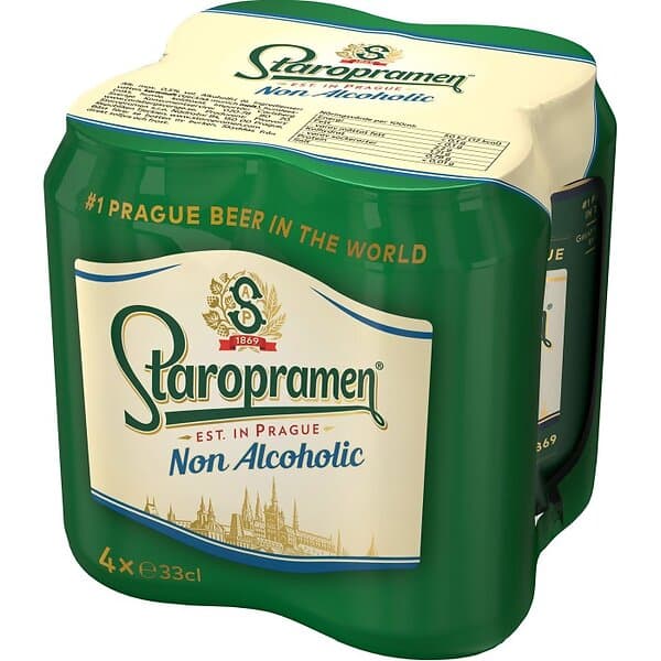 Staropramen Alkoholfri Burk 4x33cl inkl pant