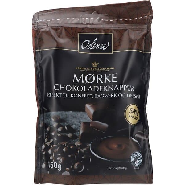 Odense Chokladknappar Mörk 150g