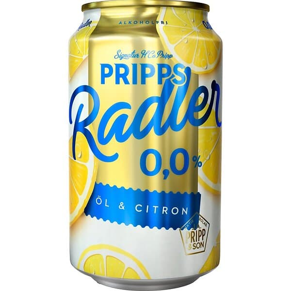 Pripps Radler 0,0% 33cl inkl pant