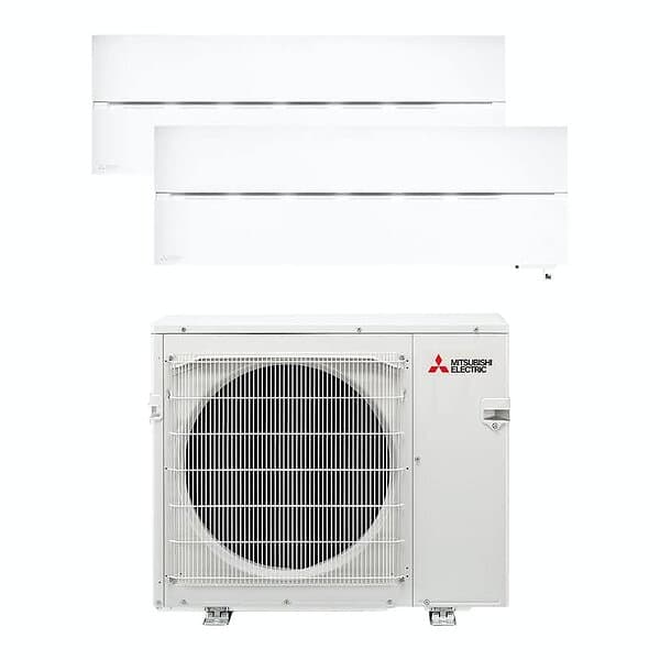 Mitsubishi Electric 2x MSZ-LN25VG2W / MXZ-2F53VFH3