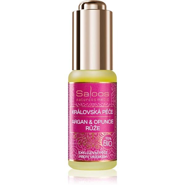 Saloos Bio King's Care Argan & Opuntia Rose arganolja med effekt mot åldrande 20ml