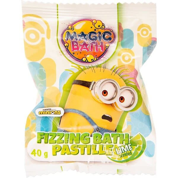 Minions Bath Fizzing Pastile Sprudlande badbomb 40g unisex