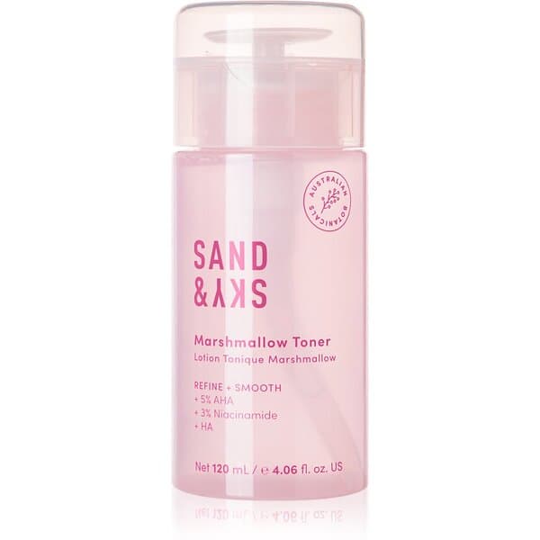 Sand & Sky The Essentials Marshmallow Toner Milt exfolierande tonic För hudåterställande 120ml