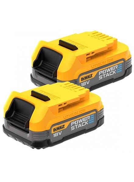 Dewalt Batteri DCBP034E2-XJ Powerstack; 18 V; 1,7 Ah; Li-ion; 2 st.