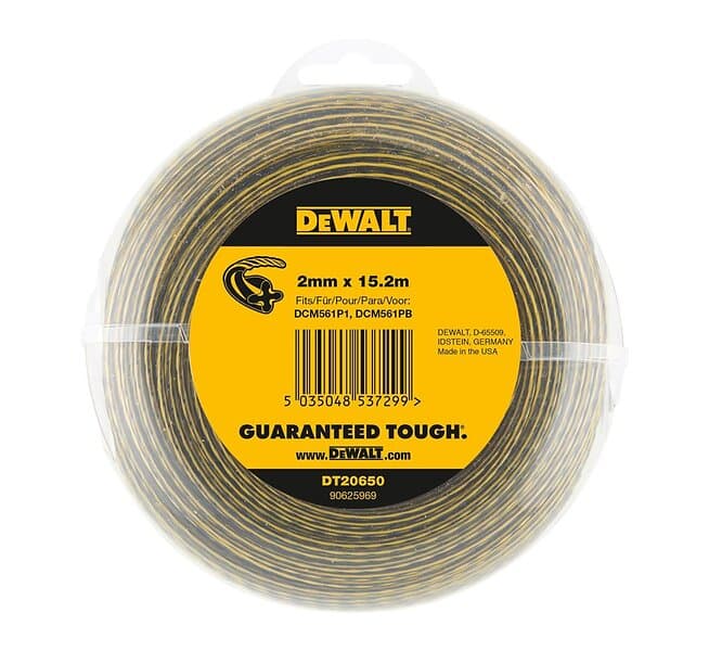 Dewalt Trimmertråd DT20651-QZ; 2 mm x 68,6 m