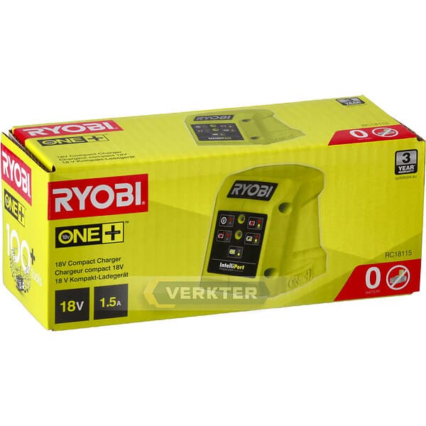 Ryobi Laddare RC18115; 18 V; Li-ion