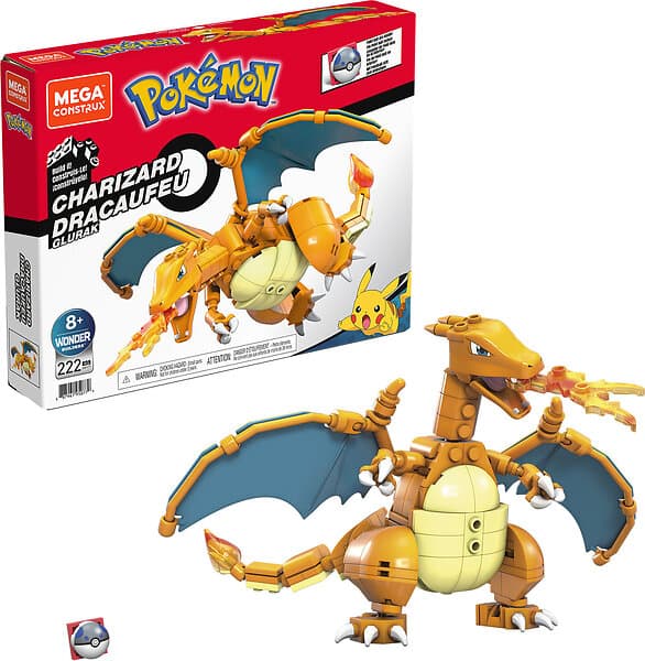 Mega Construx Pokémon Charizard 222 Bitar