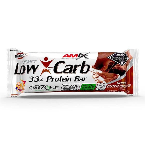 Amix Low Carb 33% Protein Bars 60g 15st