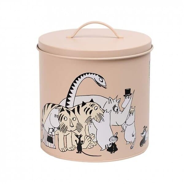 Moomin Mumin Förvaringsburk för Hund & Katt (Beige)