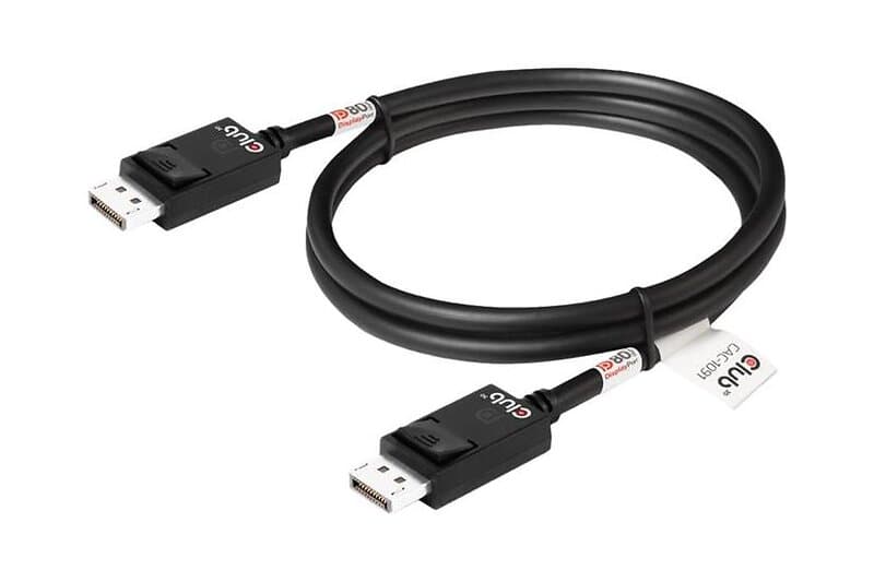 Club 3D DisplayPort-Kabel 2,1 DP80 1,2m 10K/8K/4K St/St detaljhandel