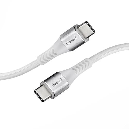 Intenso USB-kabel C315C Nylon 1,5m vit USB-C USB-C 60W