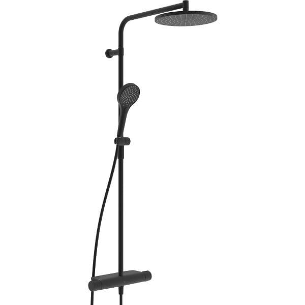 Oras Optima Style 7156N-33 Takdusch 160 c/c Mattsvart