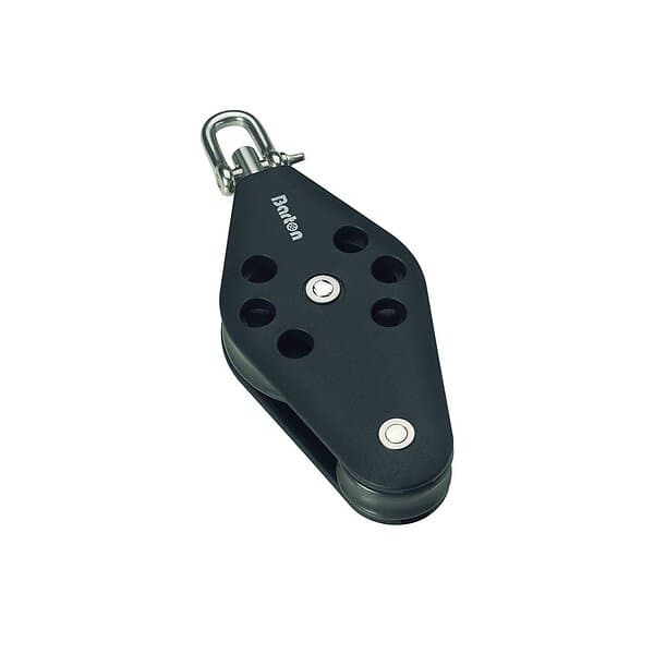 Barton Marine 370kg 8 Mm Fiddle Single Swivel Pulley Silver 35 x 147 mm