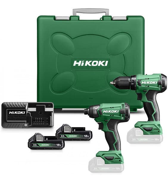 HiKOKI KC18DA Combokit 18V DS18DD+WH18DA (2x2,0ah)