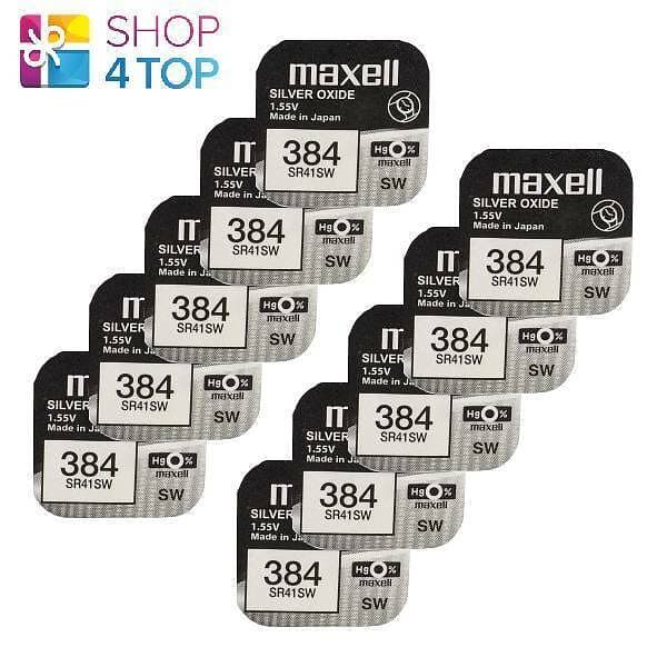 Maxell SR41SW silveroxidbatteri 384