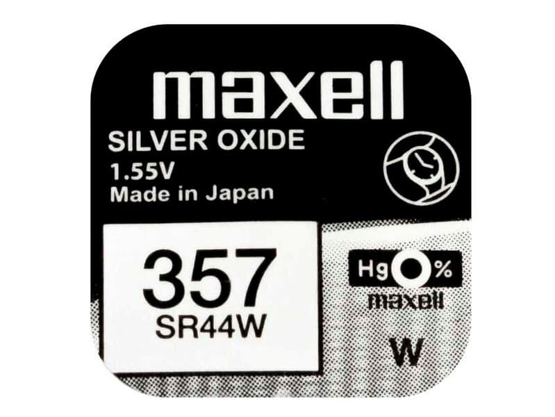 Maxell SR44W silveroxidbatteri 357
