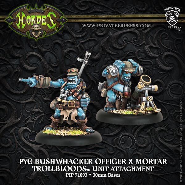 Pyg Bushwhacker Officer and Mortar