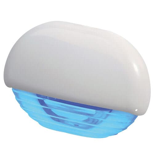 Hella Easy Fit LED-Lampa, Vit Kåpa, Blått Ljus, 12V/24V, Vat
