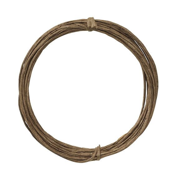 Panduro Hobby Blomsterpinne blomstertråd – 5 meter brun pappersklädd tråd, Ø 2,0 mm