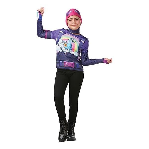 Fortnite Brite Bomber Teen Budget Maskeraddräkt Small