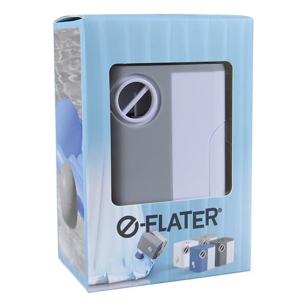 E-Flater Batteridriven Luftpump Ljusgrå