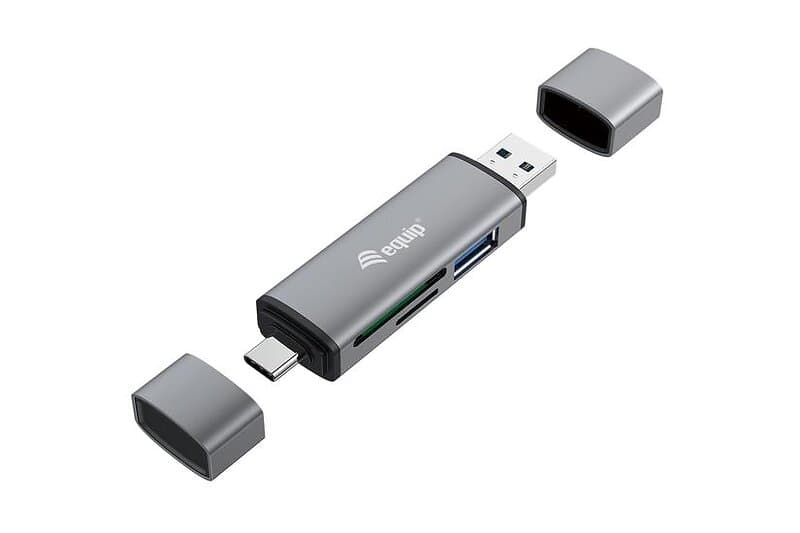 Equip USB 3.0 HUB USB-C & USB-A SD/MicroSD