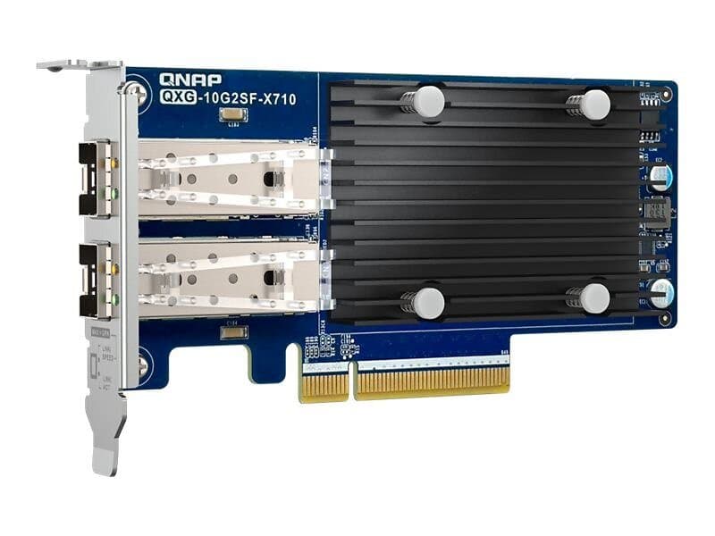 QNAP QXG-10G2SF-X710 nätverksadapter PCIe 3,0 x8 10 Gigabit SFP+ x 2