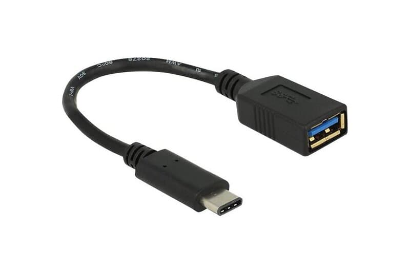 DeLock USB typ C-adapter USB typ A till 24 pin USB-C 15 cm