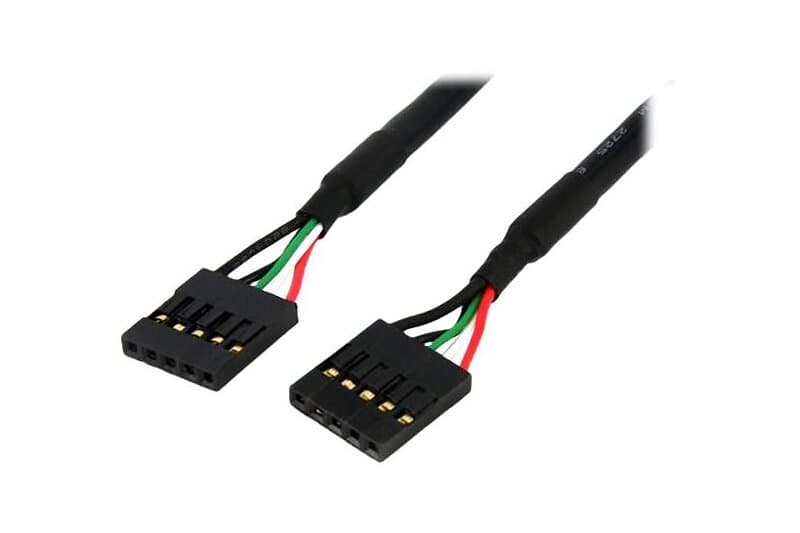 StarTech .com 5 Pin USB 2,0 Header 18 in USB IDC Motherboard Header Cable F/F (USBINT5PIN) USB-kabel 5-stifts IDC till 5-stifts IDC 45,7 cm