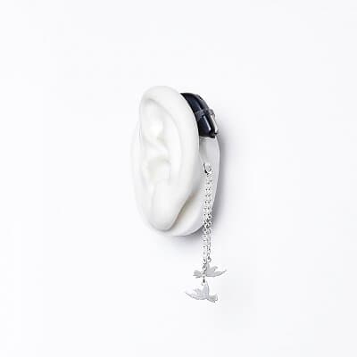 Deafmetal smycke Birds (Variant: Silver)