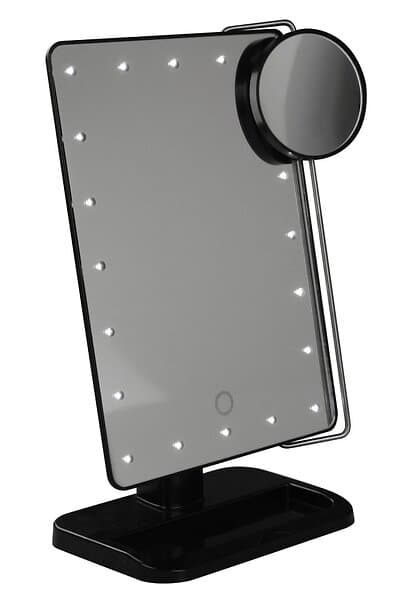 Uniq Hollywood Makeup Spegel med LED-ljus Svart