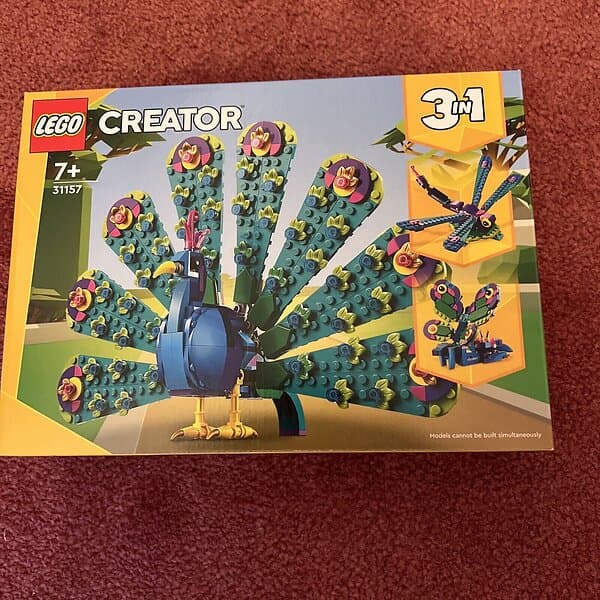 LEGO Creator 3in1 31157 Exotisk Påfågel