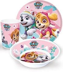Barbo Toys Paw Patrol Melamine Set Pink