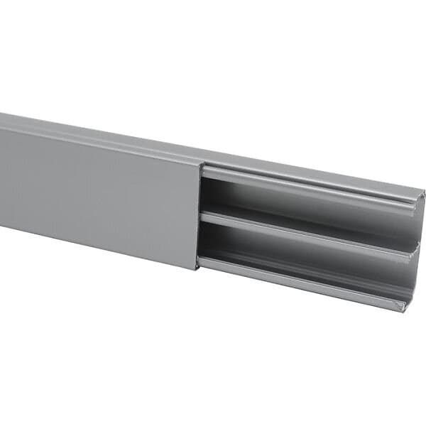 Plasfix 3603-7G Kabelkanal skruvfastsättning, med lock, 2 m 35 x 16 mm, aluminium